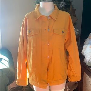 Mustard denim Jacket